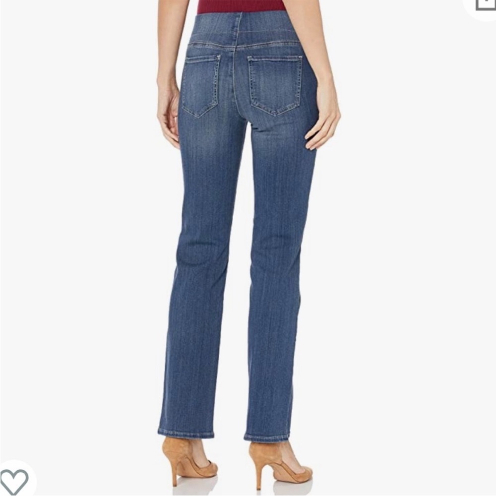NYDJ Marilyn Pullon Jeans Size 10 Straight Stretch Minimalist Capsule Comfort